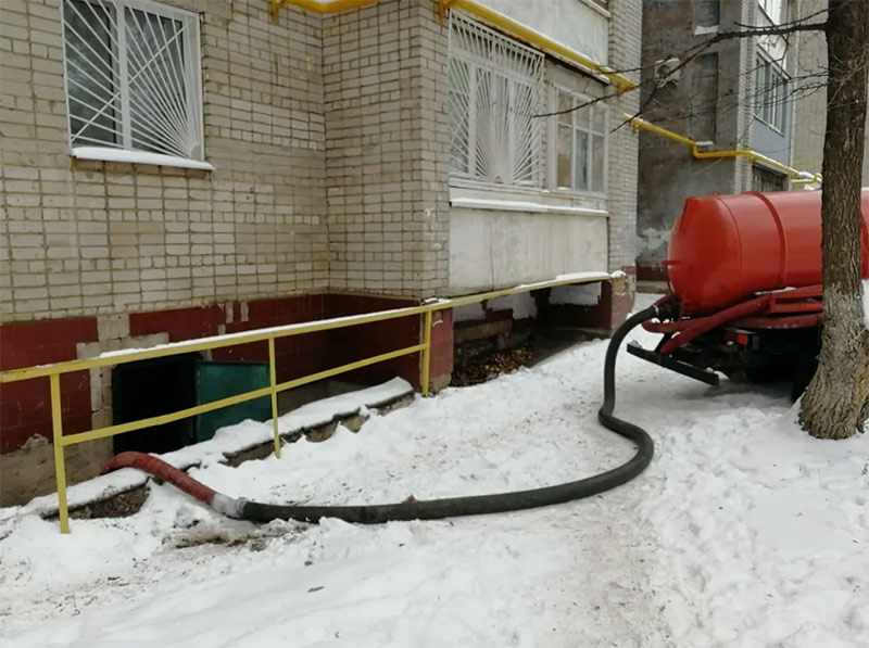 Откачка воды из подвала  Воскресенск